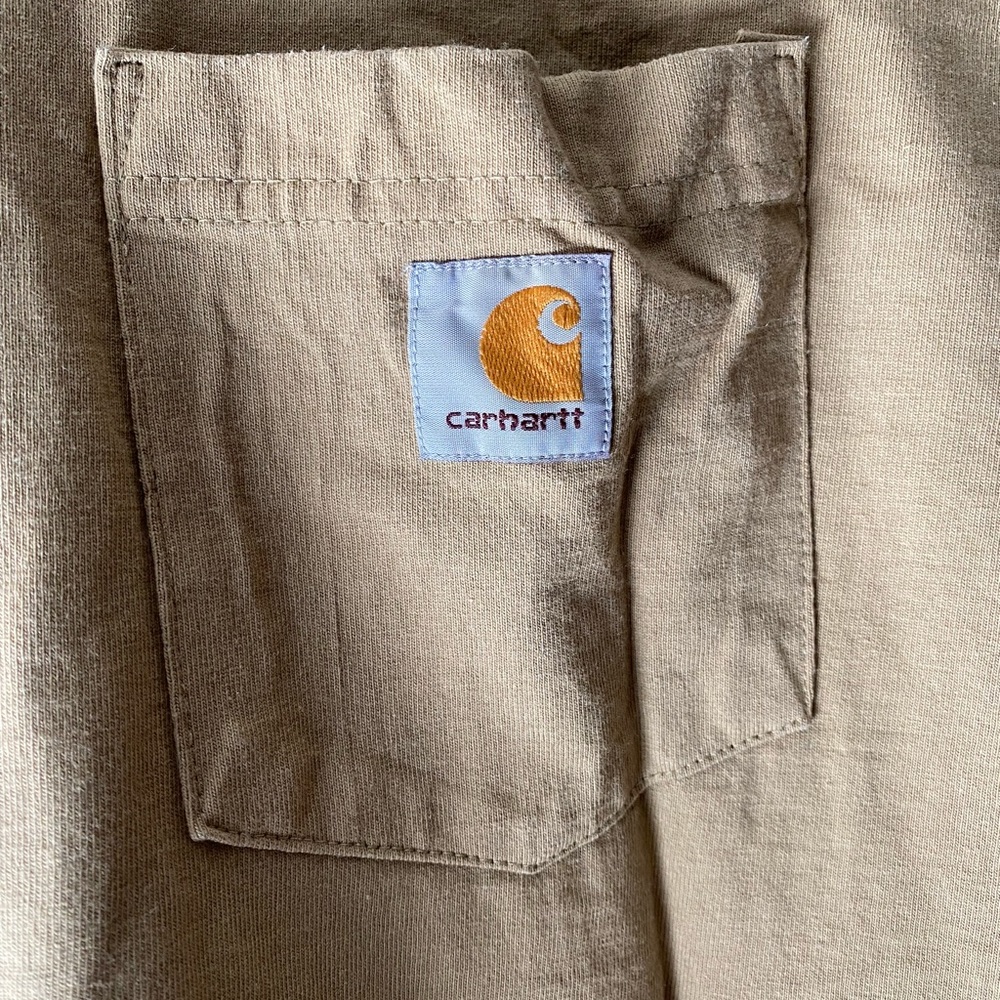 Tan carhartt long sleeve